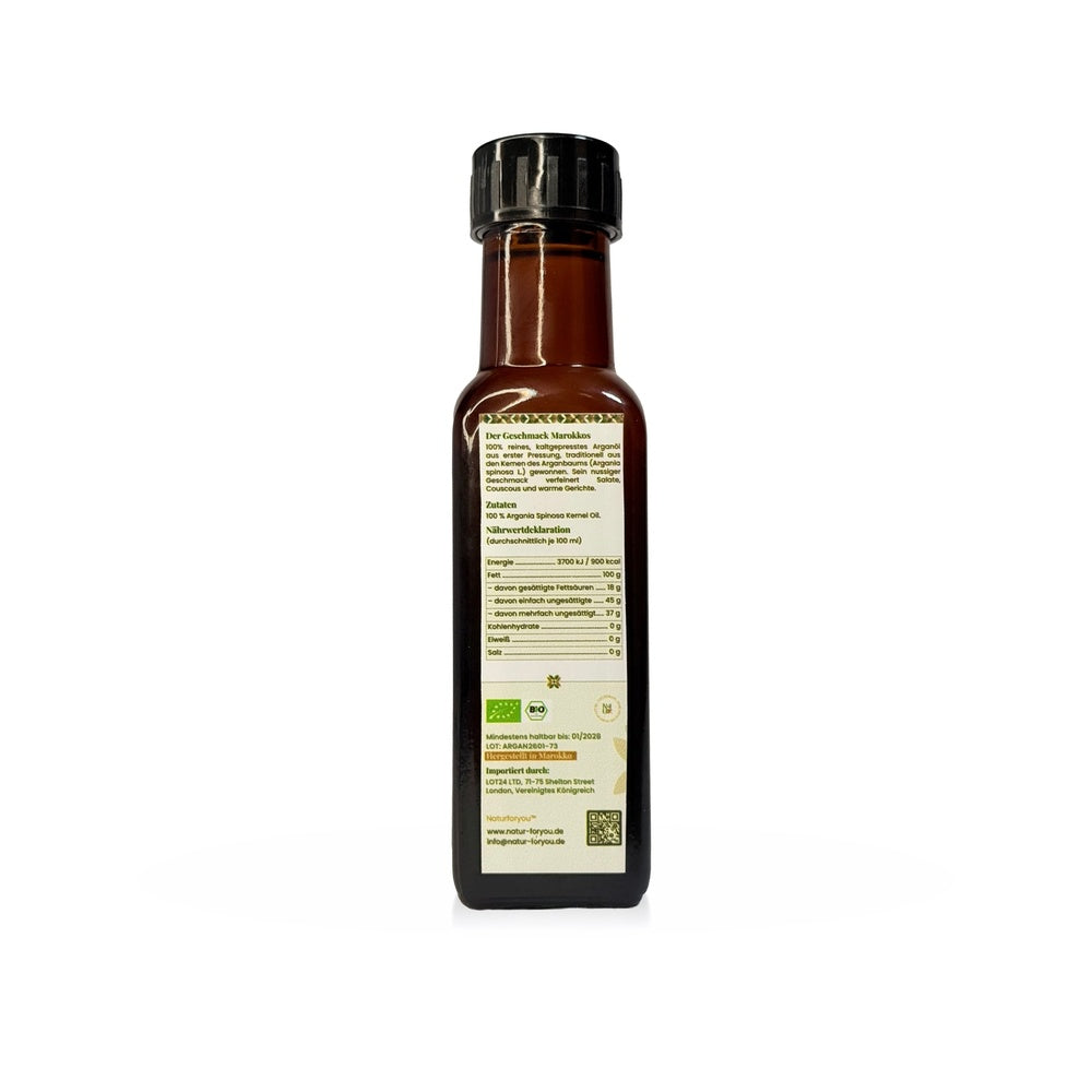 Gourmet Arganöl – kaltgepresst | 100 ml + 10 ml